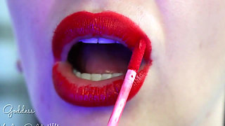 Grab Your Cock and Join Me for an Amazing Smoking Sesh. You're Obsessed with Smoking and Beautiful Big Red Lips! Different Sides