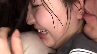 Japanese Teen In Uniform Banged Sideways
