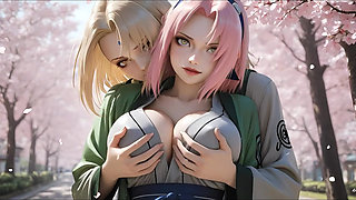 Sfw Tsunade and Sakura Softcore Show