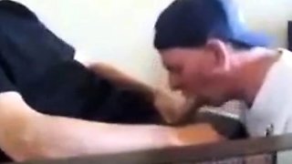 Sucking and Swallowing My Buddy's Load
