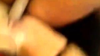Big-Titted Amateur's Webcam Double Dildo Show