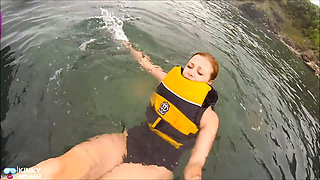 Open Water Kayak Disaster for Non Swimmer - Saved by Lifejacket