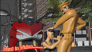 Police Man Sex with Hot Indian Girl