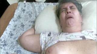 Beautiful Granny Gets Creampie In Close-Up Fuck