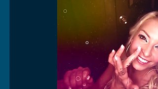 Strangers Cumshot Aderes Quins Face in Gloryhole Orgy