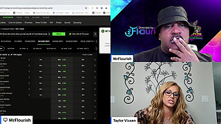 Live 50 Min Superbowl Sunday Mrflourish Podcast Stream with Co-host Taylor Vixxen