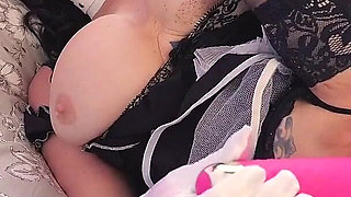 French Maid Nicole's Sexy Solo