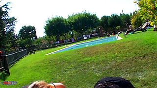 Moana Mendez: Anal Threesome in the Park with 2 Amazing Sluts