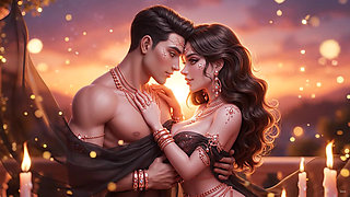 Desi Indian Couple Ki Pure Passion Night - Gold Jewelry Mein Sexy Girl Aur Muscular Boy Ki Hot Chemistry