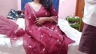 Husband is being naughty in front of her virgin sister in law