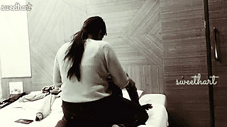 Intense Erotic Encounter: Wife's Office Fantasies Unleashed at Home"