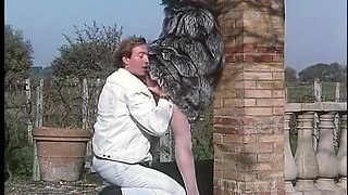 Outdoor vintage anal sex with nasty MILF