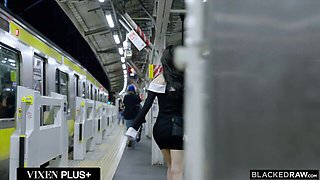 Kissing trailer with blooming Troy Francisco from Blacked Raw