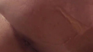 Horny MILF Loves to Pee on the Transparent Glass