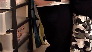 Big Tits Kneaded in Bathroom - Shower Sex