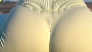 Hot Masturbation After Yoga in Sport Suit!