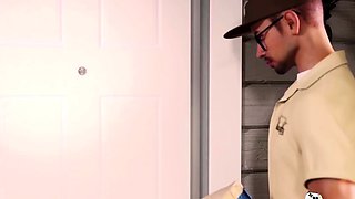 Mistress Diana and the Lucky Delivery