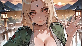Tsunade, manga porn, compete