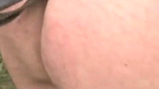 Humiliating kneeling threesome