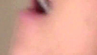 Blonde Babe Deepthroats Throbbing Cock with Drooling Passion