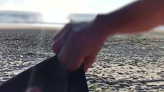 Beach Picnic Ass-fuck Internal ejaculation with Screwdriverzz - Public Outdoor Fuck-fest