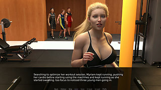 Project Myriam (extra Scenes with Horny Studs) - Myriam Gets Creampied in Her Ass by 3 Horny Studs at the Gym