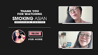 Real Smoking Asian MILF Smoking Cigarettes & Playing with My Feet Smoking Feet-ish