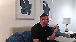 Young PAWG Is a Sexy Gift for Older Muscle Bull From Wife