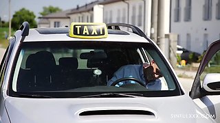 Taxi Driver ticked by 2 Broke Girls for SinfulXXX