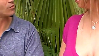 Barely older and a slut with big perky tits and a platinum blonde enjoys screaming in pleasure as she fucks