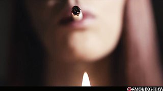 Pure Steve Q and Leya Desantis - smoking blowjob clip - Smoking Hawt