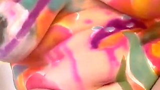 Savanna Star Double Shower Solo: Rave Fantasy Pussy Play & Toe Tease