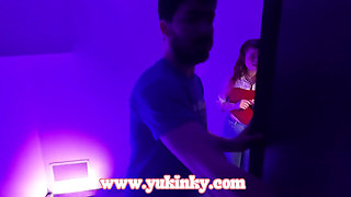 Gloryhole, Big Gets Her Mouth Filled with Cum