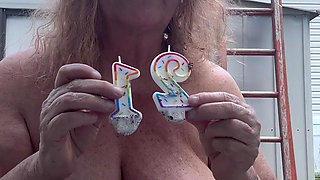 Big Titties and Birthday Cake Celebration
