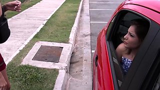 Tattooed Latina Babe Fingering and sex toying her beaver