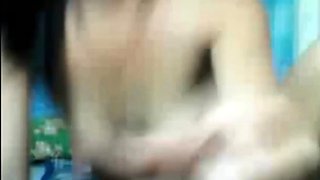 Filipina Amateur with Puffy Nipples and Big, Saggy Tits