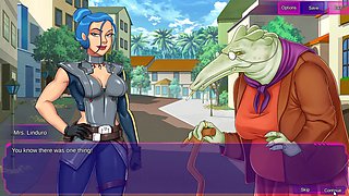 Alien sci-fi sex game playthrough featuring monster girls at The Sunwave Hotel