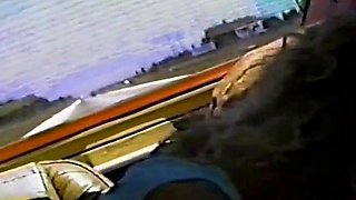 Vintage Car Handjob with a Big Cock