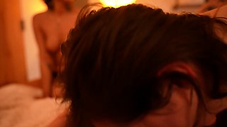 Amateur MILF does 69 on sex tape