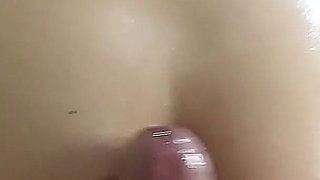 POV: My Roommate Rubs Her Bare, Oiled Ass Against My Cock Before I Slide It Inside Her Tight Pussy