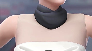 Tracer Got Bored with Guys - Tight Hole Double Penetration 3D Overwatch Animation