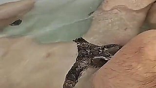 Underwater Double Penetration, Cumshot and Squirt