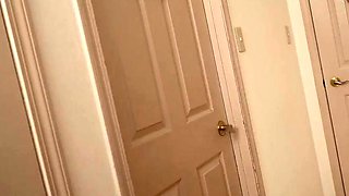 Japanese teen An Himeno in black lingerie sucking dick