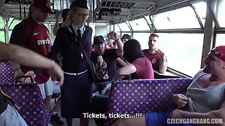 Czech Holly Bus Conductor gb: Blowjob, Missonary  Amateur Porn