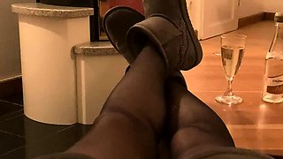 Foot fetish and masturbation