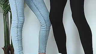 Unusual way to masturbate and cumshot - Vertical Footage