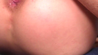 Young MILF and Her First DP with 3 Fat Dicks