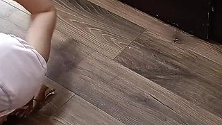 Sexy Wife Workout at Home Naked