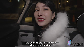 POV Date with Smoking Hot Brunette Babe, Jiaxin