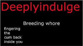 Daddy Dom - New Snap. Deeplyindulge2. Breeding You Deeply & Fingering The Cum Back Inside You Audio